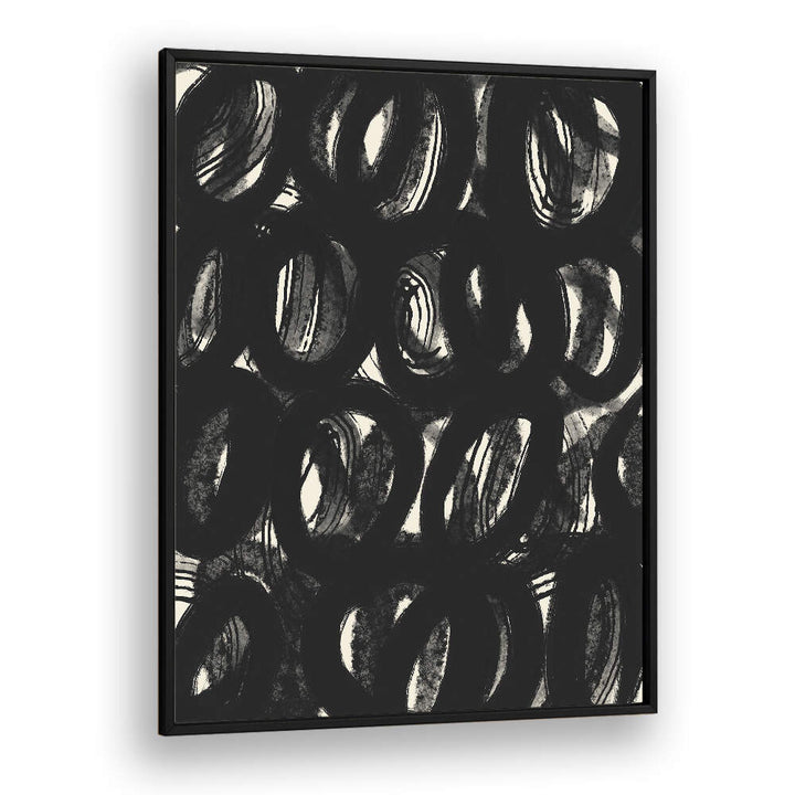 BLACK ABSTRACT BRUSH SCRIBBLE , ABSTRACT PAINTINGS