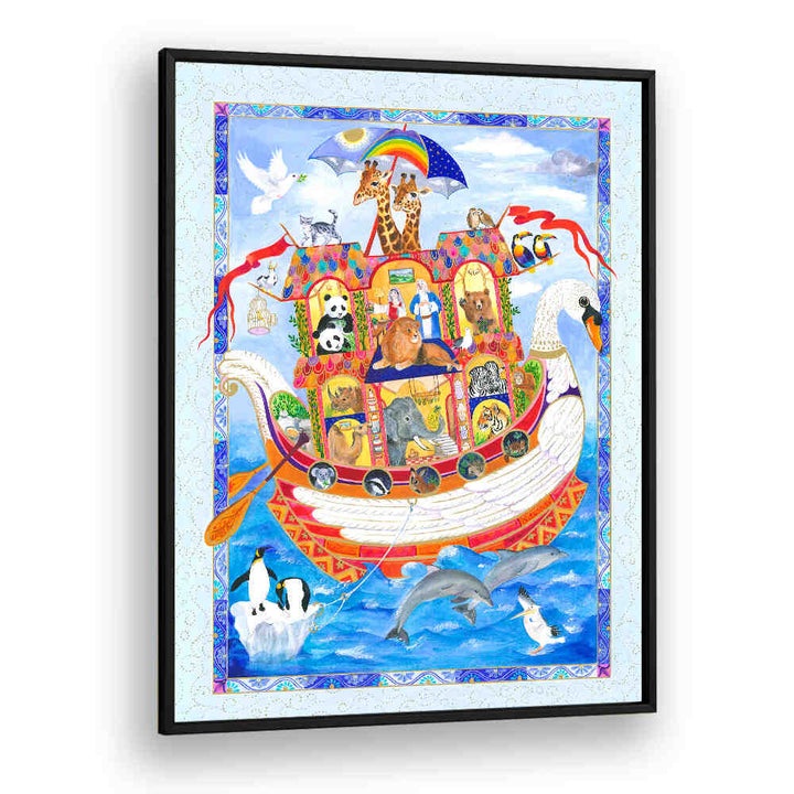 COLORFUL ARK VOYAGE , KIDS ROOM PAINTINGS