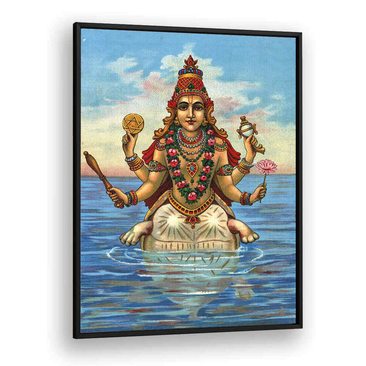 KURMA AVATAR , INDIAN ART PAINTINGS