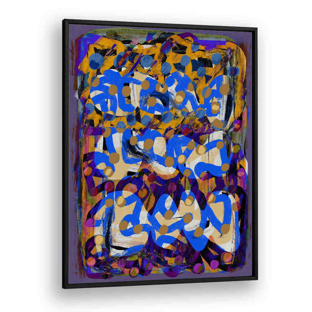 LINE ART PURPLE SUBSTRACT , ABSTRACT PAINTINGS