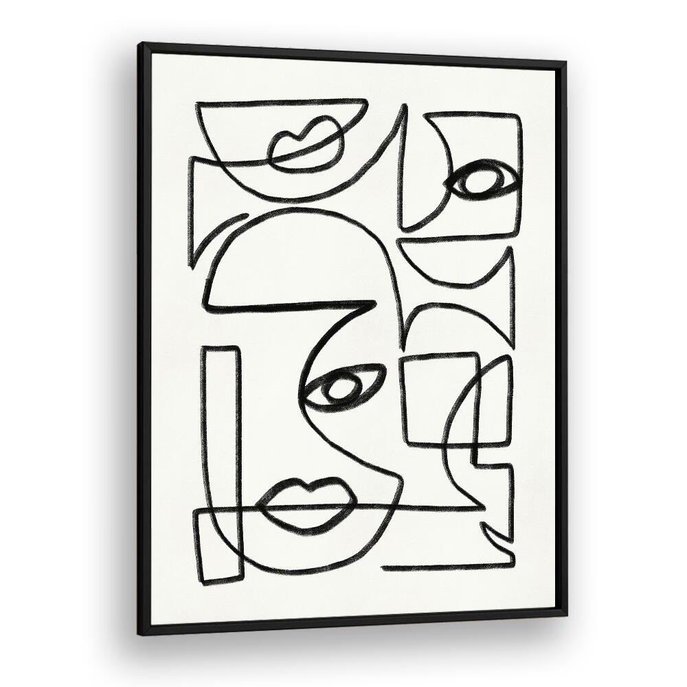 ABSTRACT LINE ART FACES