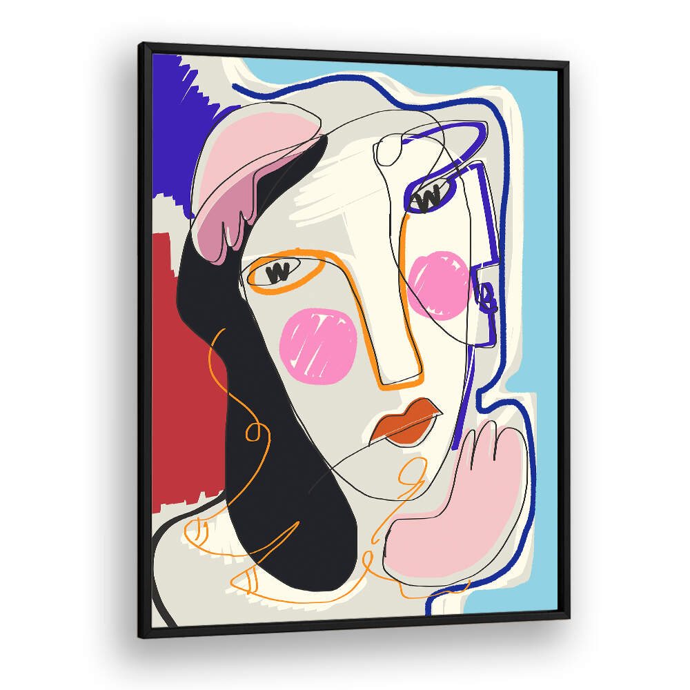 MUSE LINE ART , PORTRAITS & FIGURATIVE ILLUSTRATIONS