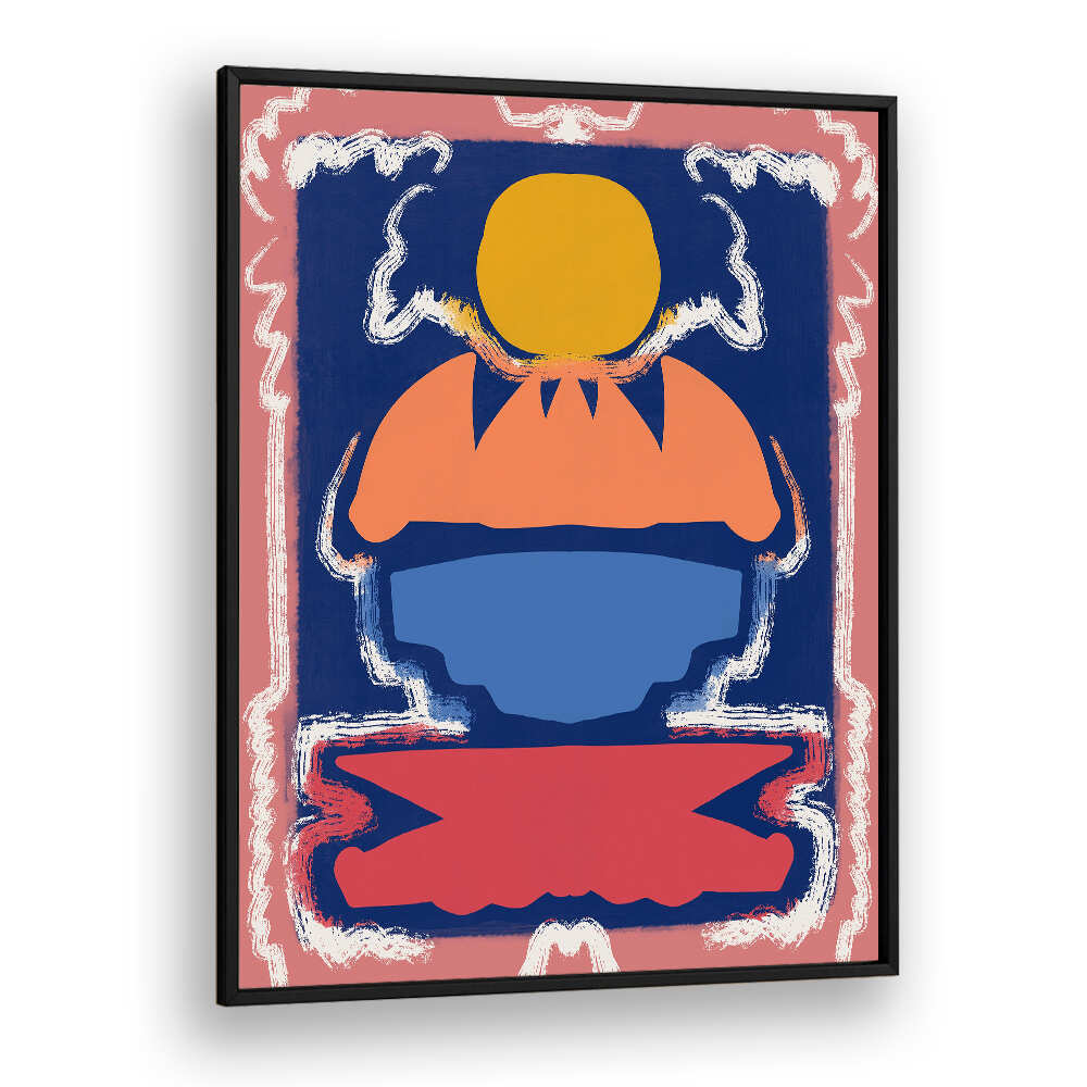 BOLD GEOMETRIC SHAPES AND VIVID COLORS , ABSTRACT PAINTINGS