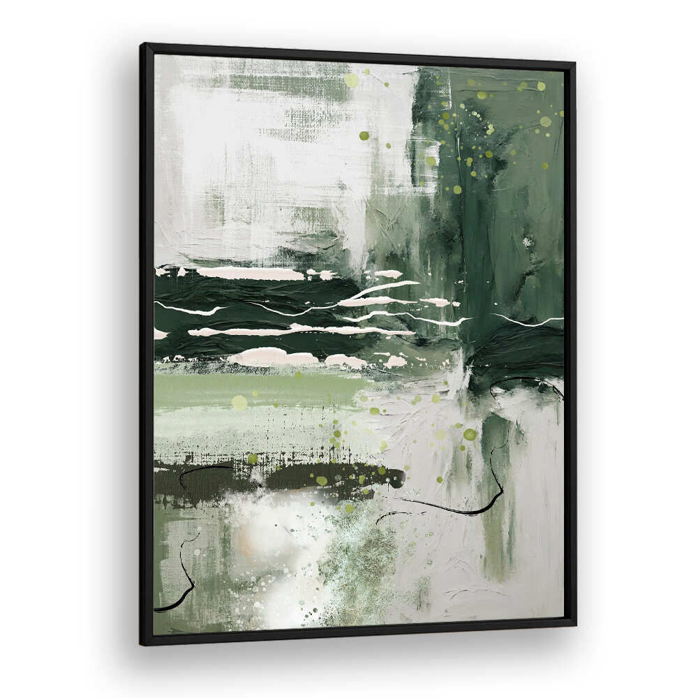CANVAS GREENS II , ABSTRACT PAINTINGS
