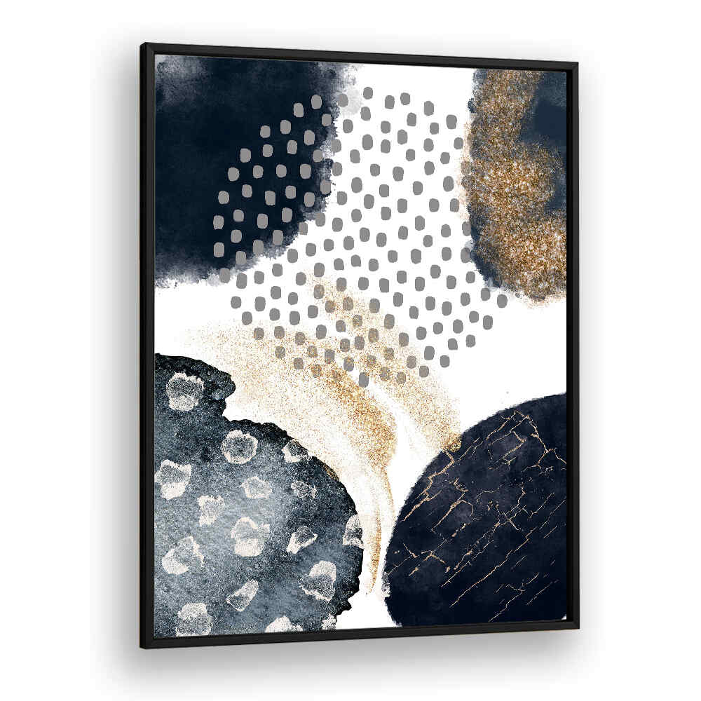 ABSTRACT BLACK AND GOLD III , ABSTRACT PAINTINGS