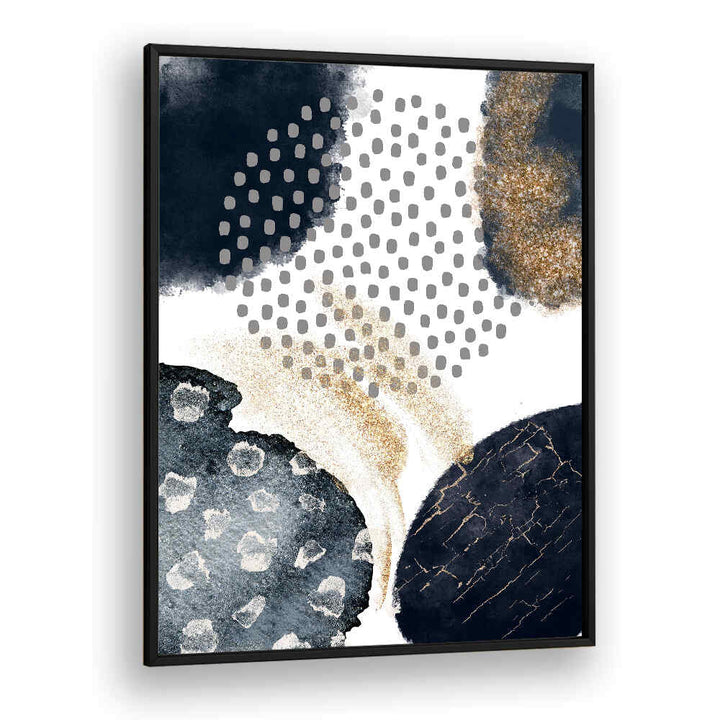 ABSTRACT BLACK AND GOLD III , ABSTRACT PAINTINGS