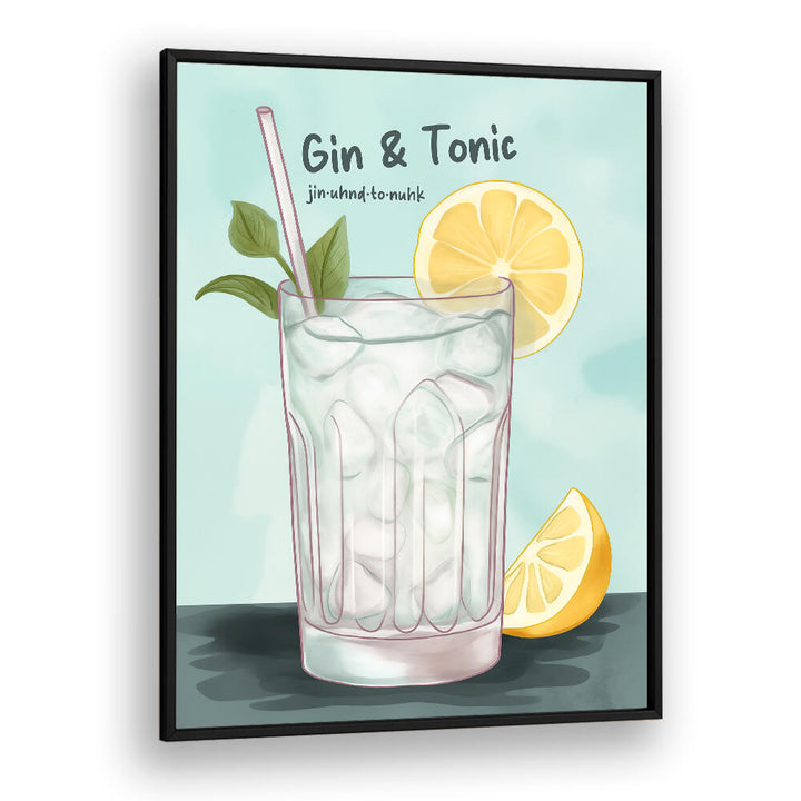 GIN AND TONIC , BAR & CAFE ART