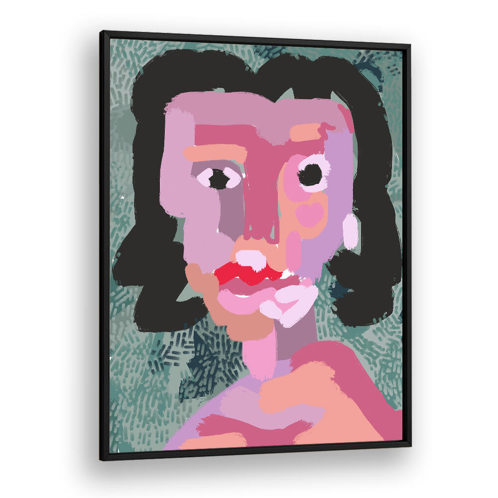 ABSTRACT PORTRAIT PAINTING , PORTRAITS & FIGURATIVE ILLUSTRATIONS