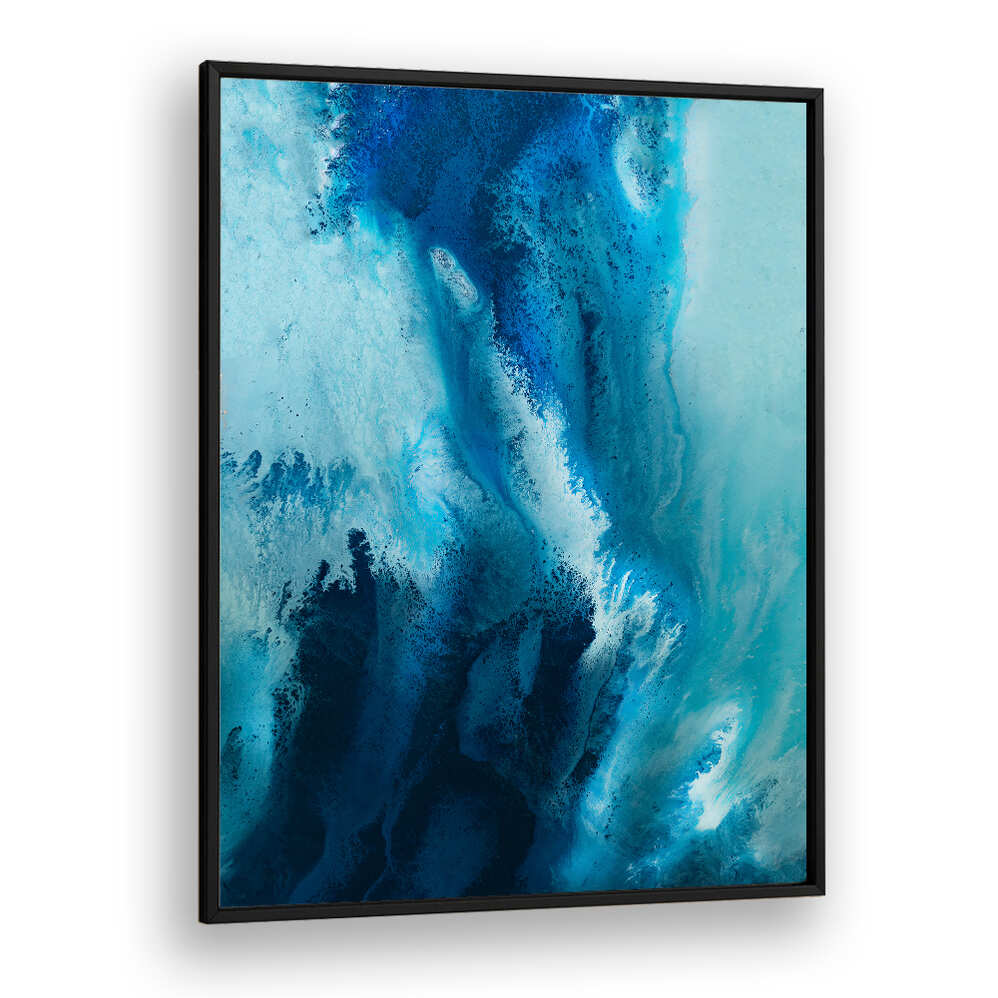 Vibrant blue tones in HAMPTONS, ABSTRACT PAINTINGS collection, perfect for adding elegance to any space.