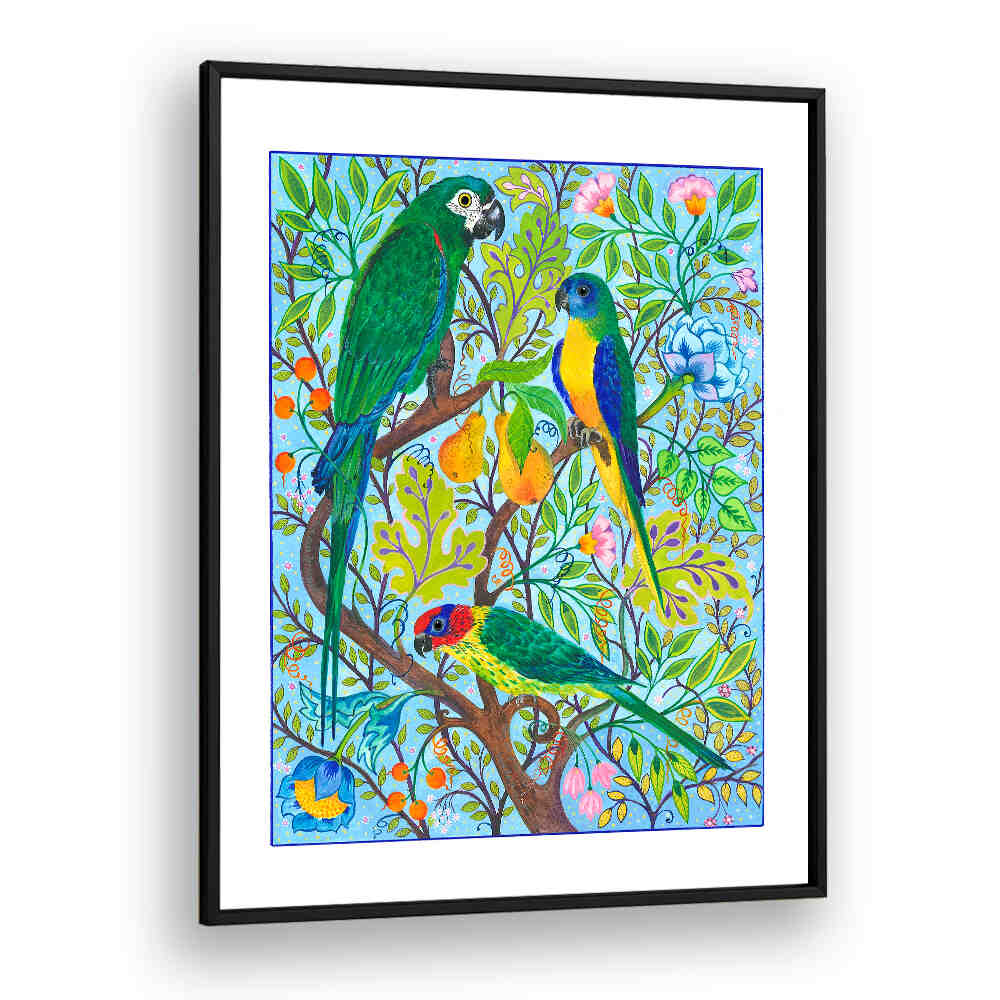 PARROTS , ANIMAL PAINTINGS