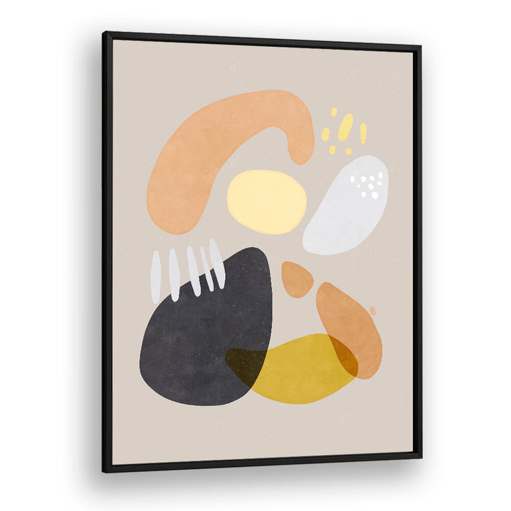 ORGANIC BOLD SHAPES BROWN ORANGE , ORGANIC FORMS