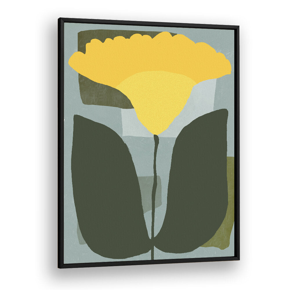 SIMPLISTIC YELLOW , FLORAL FLOWER PAINTINGS