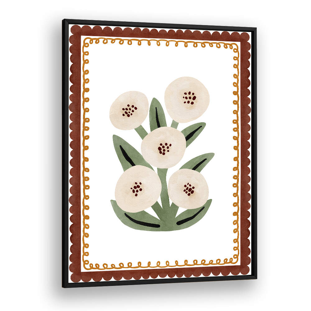 FLORAL WHIMSY , FLORAL FLOWER PAINTINGS