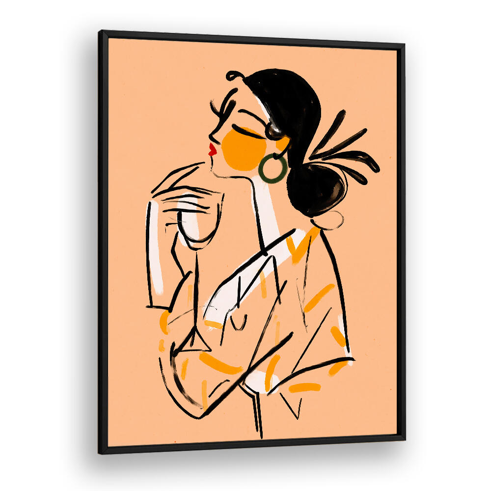 CHIC CONTEMPLATION , PORTRAITS & FIGURATIVE ILLUSTRATIONS