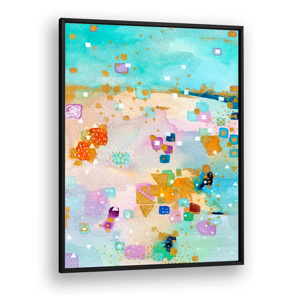 THE AQUARIANS , ABSTRACT PAINTINGS