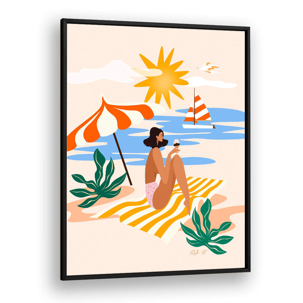 SUNNY BEACH BLISS , BEACH PAINTINGS