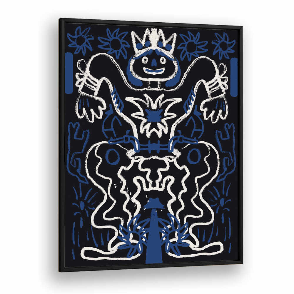 CHALK DRAWING COWBOY , COMIC POSTERS