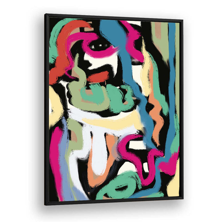 BOLD COLORFUL BRUSHSTROKES , ABSTRACT PAINTINGS