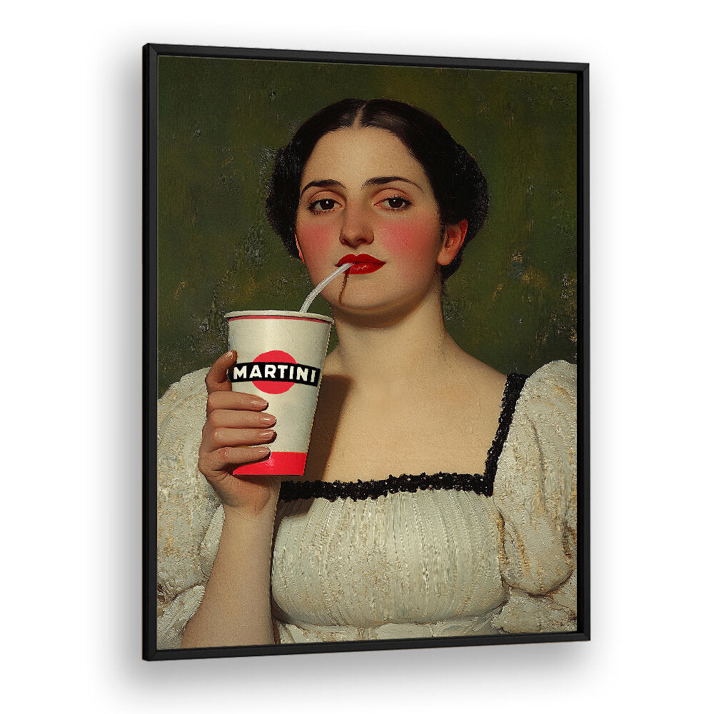 CASUAL MARTINI , ALTERED ART PRINTS