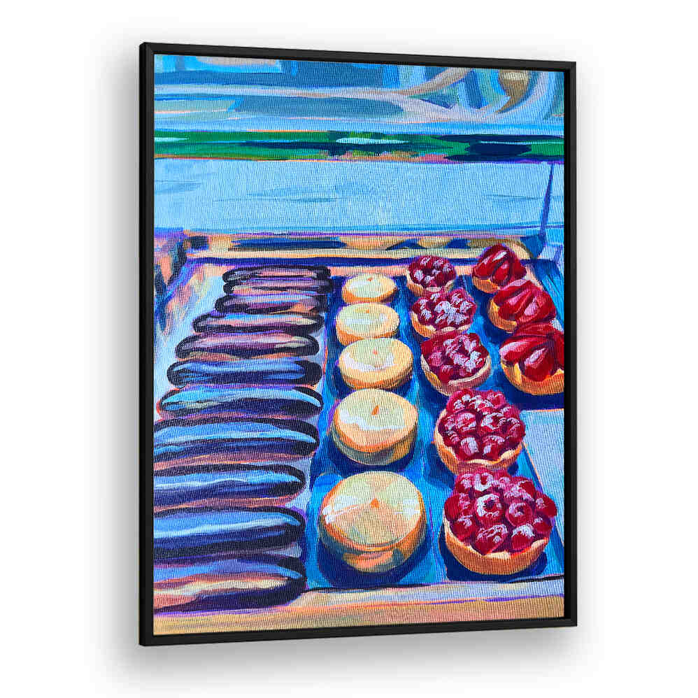 PÂTISSERIE , KITCHEN POSTERS featuring framed French pastry display print to elevate kitchen decor