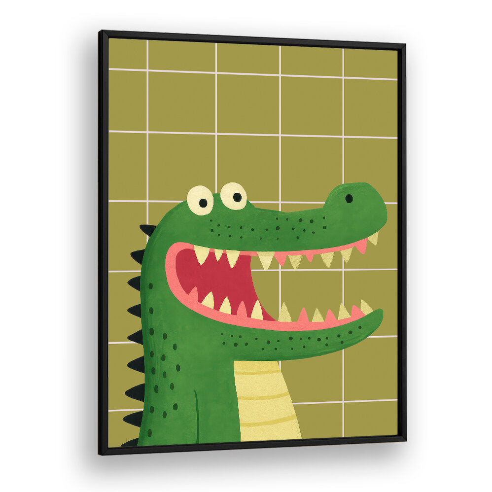HAPPY ALLIGATOR FRIEND , KIDS ROOM PAINTINGS