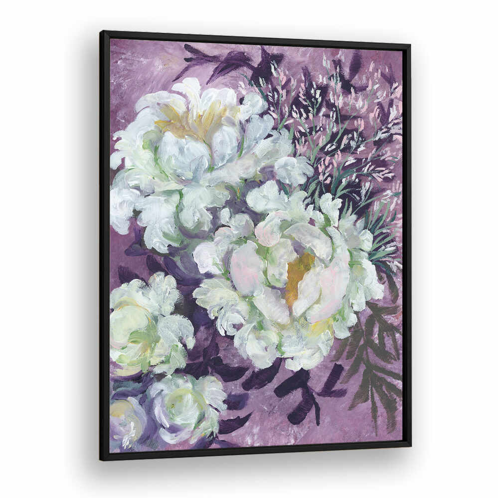 ELIANY PAINTERLY BOUQUET , FLORAL FLOWER PAINTINGS