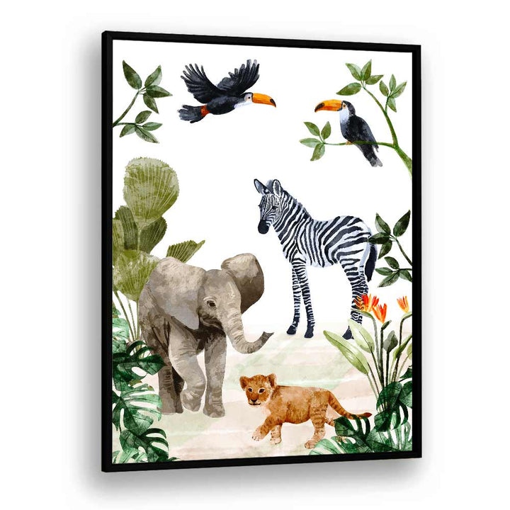 JUNGLE BABIES BY GOED BLAUW, KIDS ART PRINTS