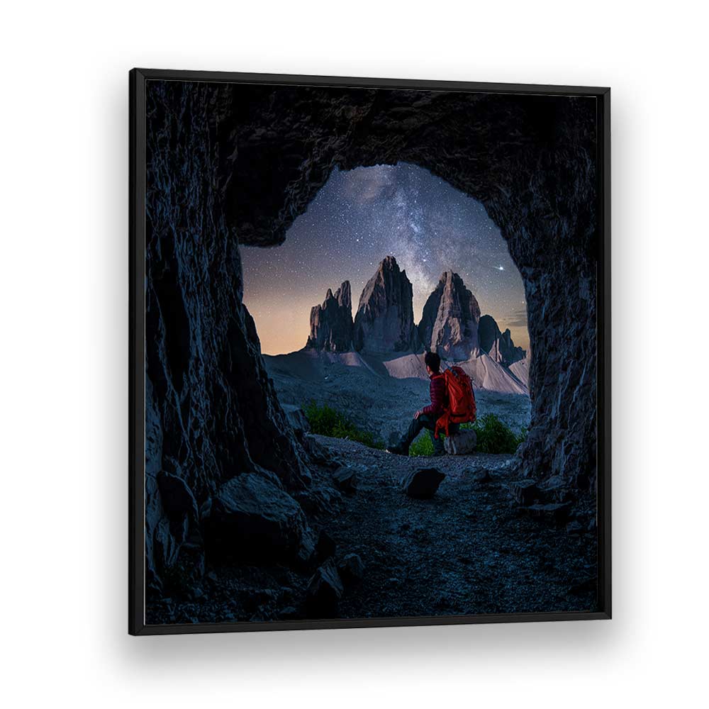 THE NIGHT OF THREE PEAKS , LANDSCAPE PHOTO PRINTS