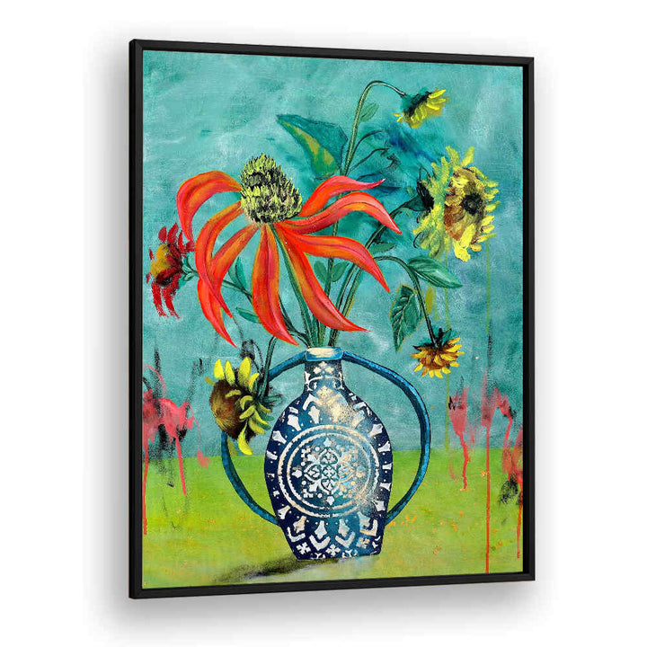 ARTWORK III , FLORAL FLOWER PAINTINGS