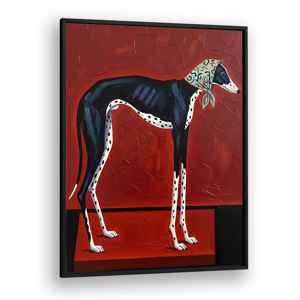 BLACK DOG GREYHOUND I