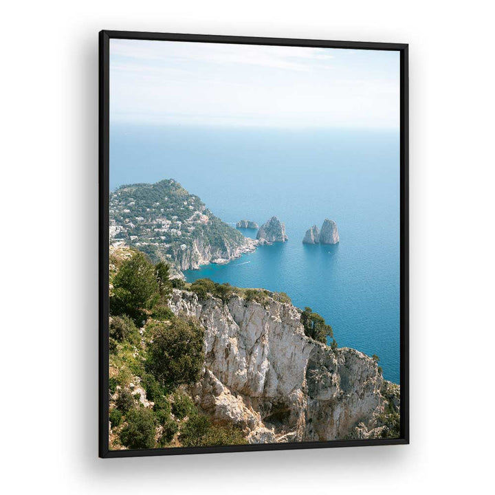 COAST OF CAPRI ITALY BY RAISA ZWART , LANDSCAPE PHOTO PRINTS