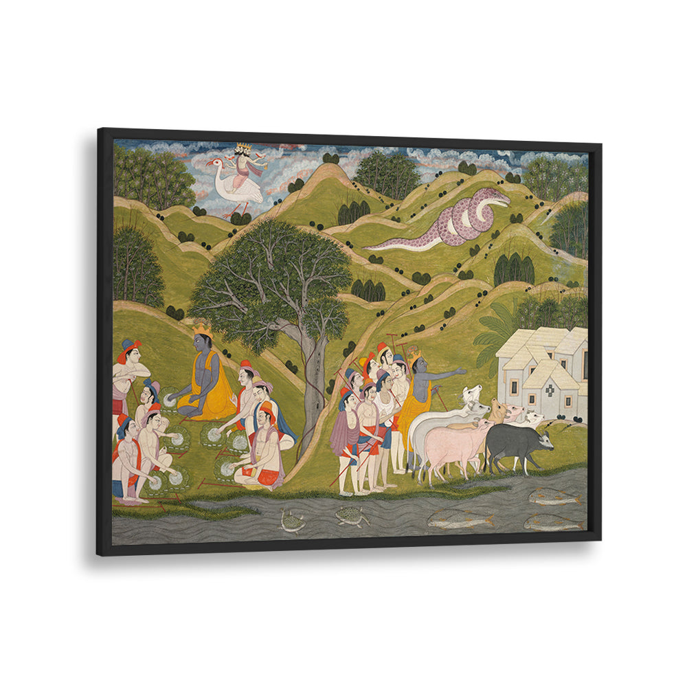 KALIYA , INDIAN ART PAINTINGS