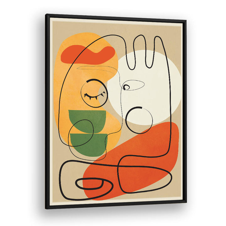 VERY ABSTRACT COLORFUL PORTRAIT