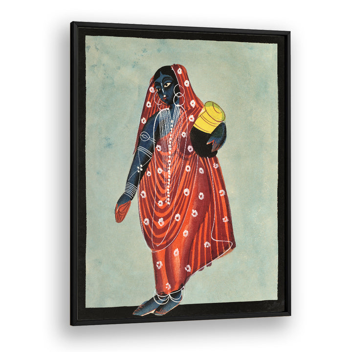VISHNU IN FEMALE FORM OF MOHINI (1890) , INDIAN ART PAINTINGS