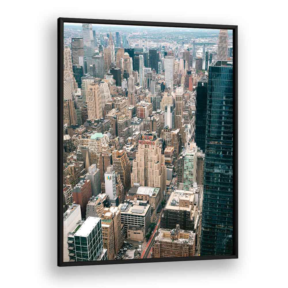 NEW YORK CITY FROM ABOVE BY RAISA ZWART , LANDSCAPE PHOTO PRINTS