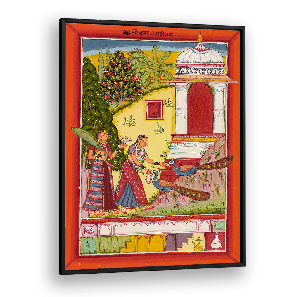 KAMOD RAGINI , INDIAN ART PAINTINGS