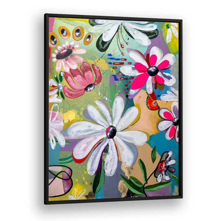 FLORAL , FLORAL FLOWER PAINTINGS