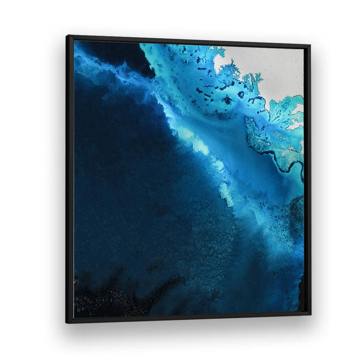 Deep blue hues create elegance in the Maritime Majesty, Abstract Paintings, perfect for transforming your living space.