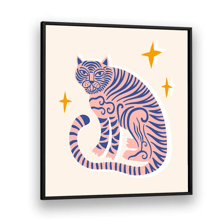 BOHO TIGER , KIDS ROOM PAINTINGS