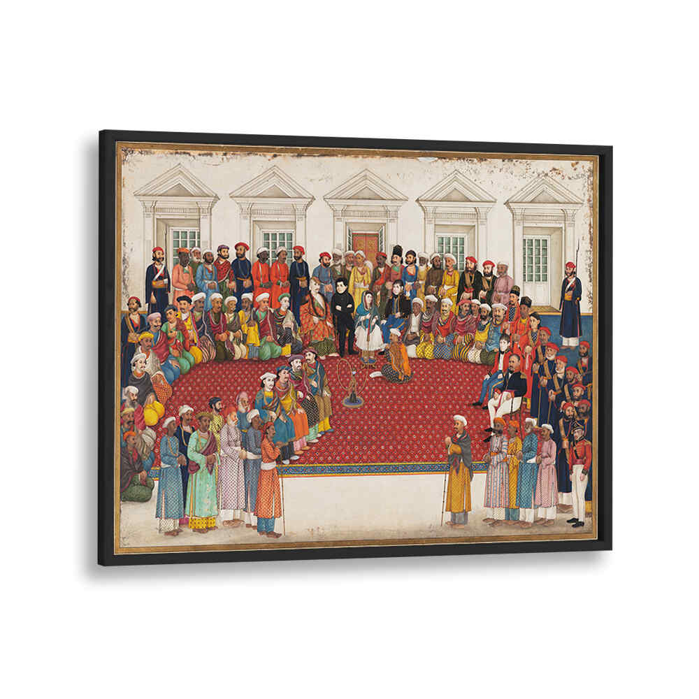 COURT OF MANY NATIONS , INDIAN ART PAINTINGS