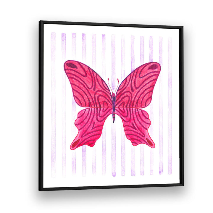 BUTTERFLY WITH STRIPES , FASHION POSTERS