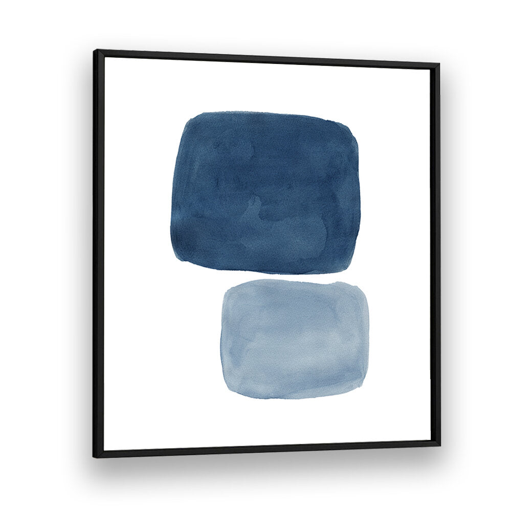 Stunning blue tones in AFFINITY, GEOMETRIC ART PRINTS elevate your space with modern abstract elegance.