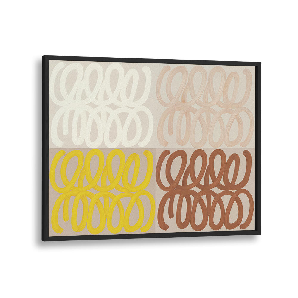 QUADRANTS OF LOOPS , ABSTRACT PAINTINGS