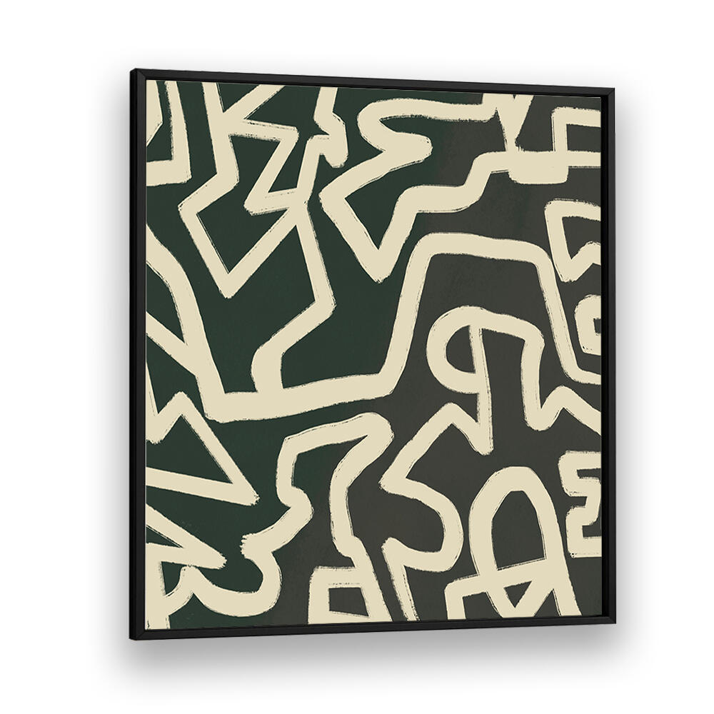 ABSTRACT LINE ART MAZE PATTERN , ABSTRACT PAINTINGS