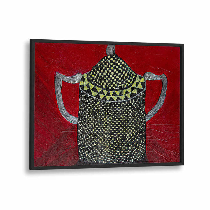 Elegant SUGAR BOWL WITH SILVER, KITCHEN POSTERS adds charm and sophistication to your culinary space decor.