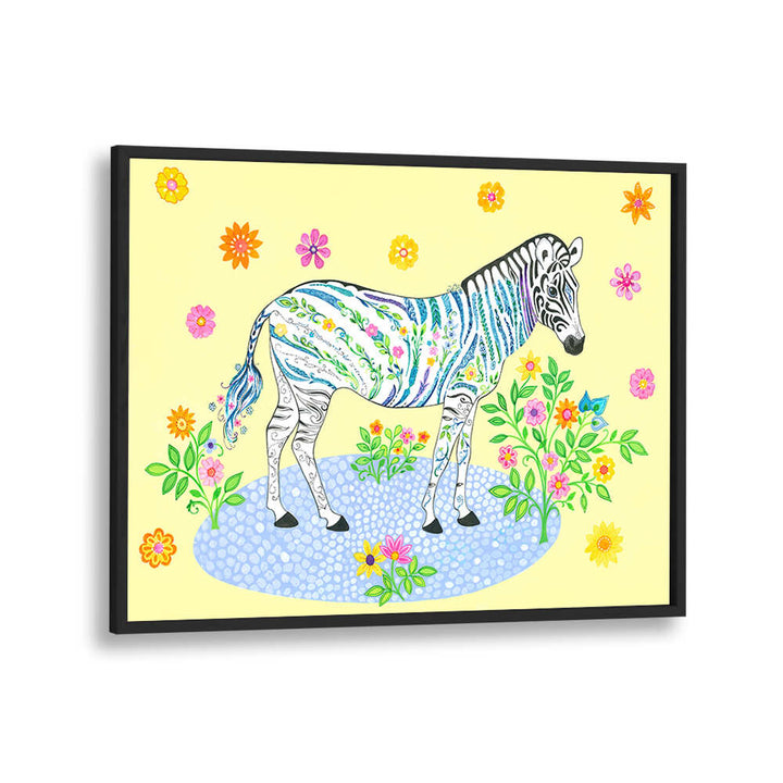 ZEBRA YELLOW , KIDS ROOM PAINTINGS