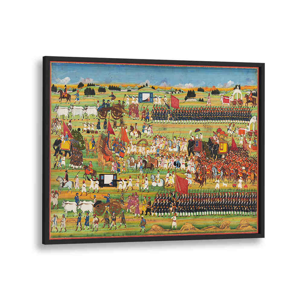 THE GRAND IMPERIAL PROCESSION , INDIAN ART PAINTINGS