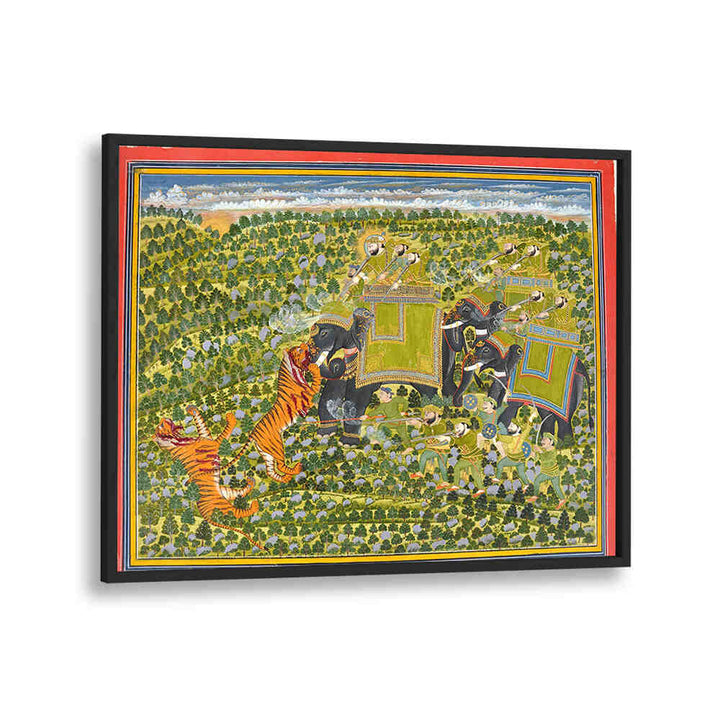 THE ROYAL HUNT , INDIAN ART PAINTINGS
