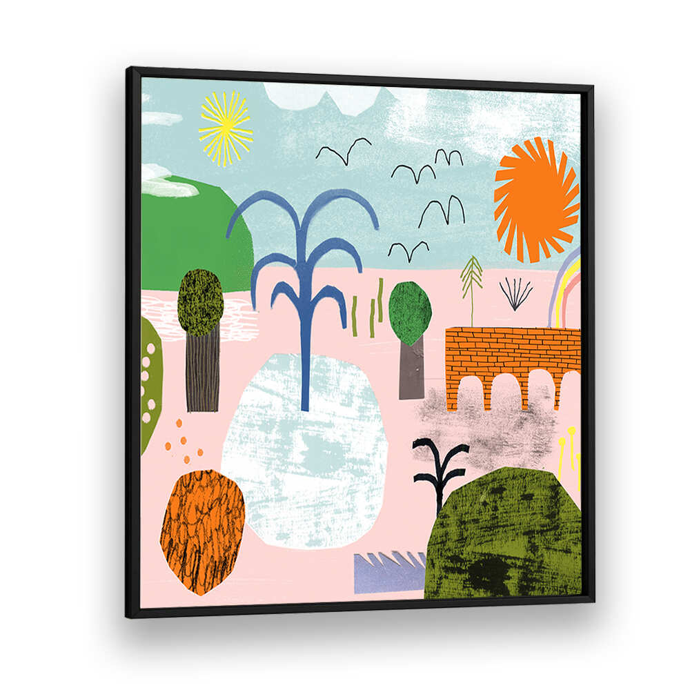 WHIMSICAL LANDSCAPE , KIDS ROOM PAINTINGS