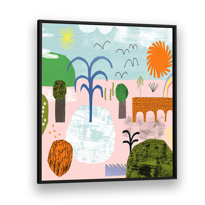 WHIMSICAL LANDSCAPE , KIDS ROOM PAINTINGS
